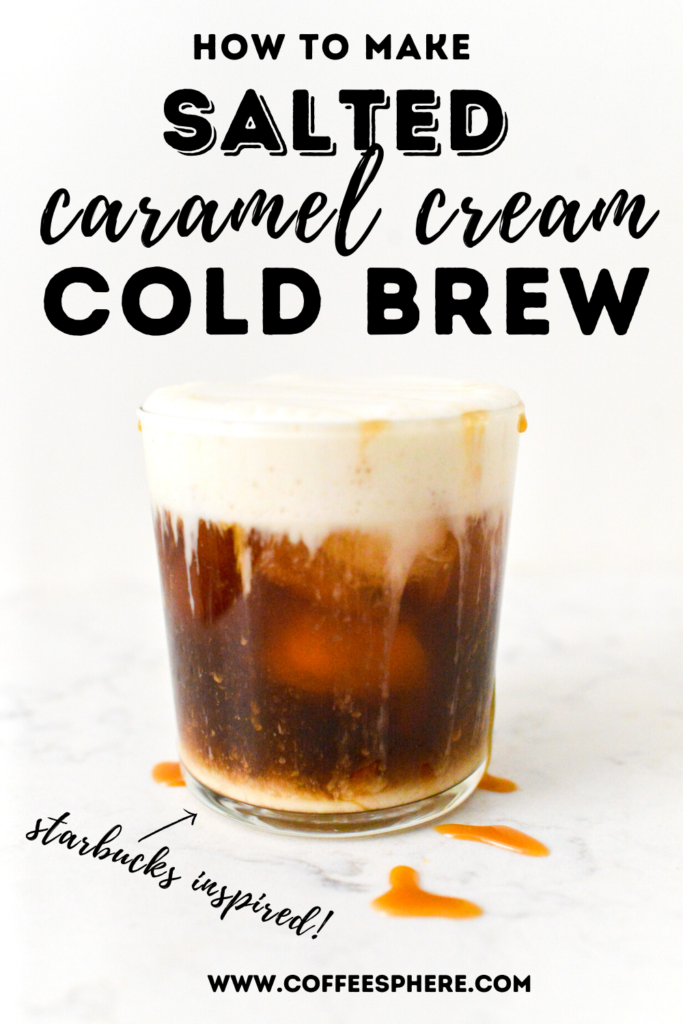 Salted caramel cream cold brew deals