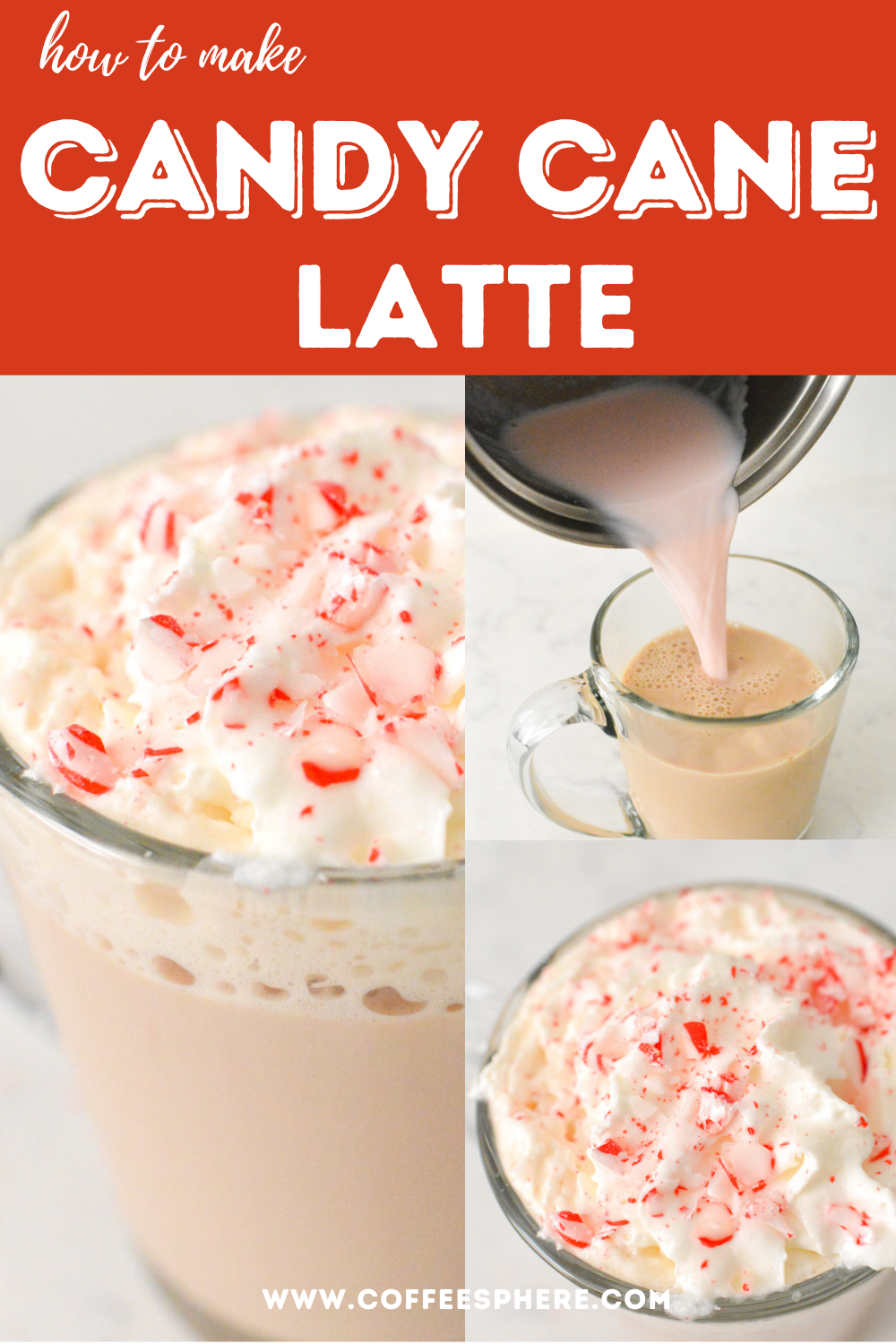 Candy Cane Latte (What To Do With Extra Candy Canes)