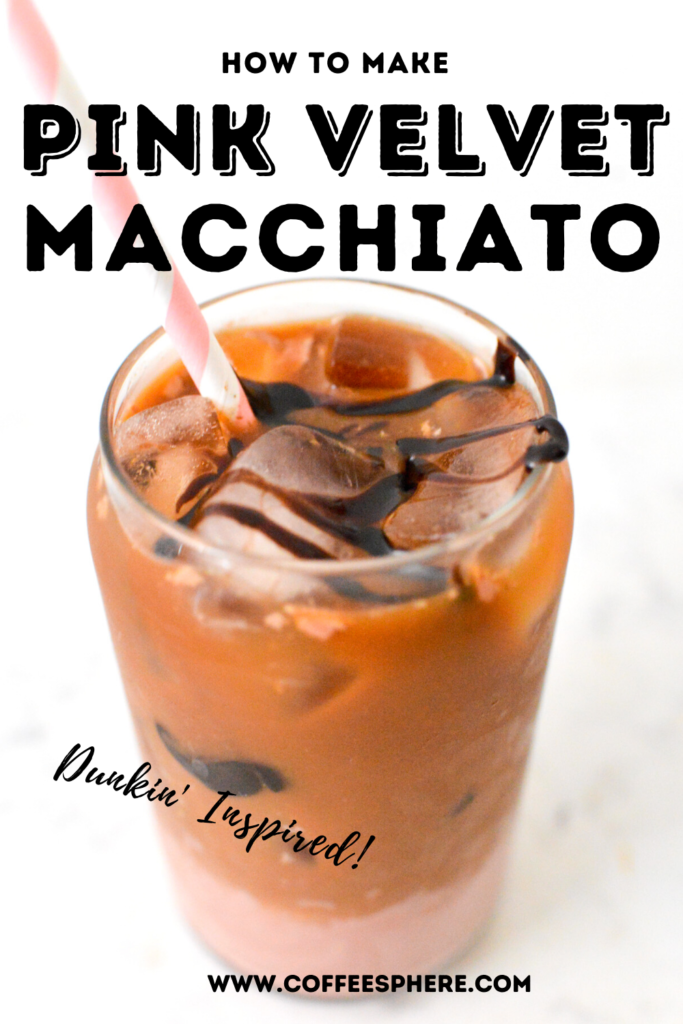 pink velvet macchiato