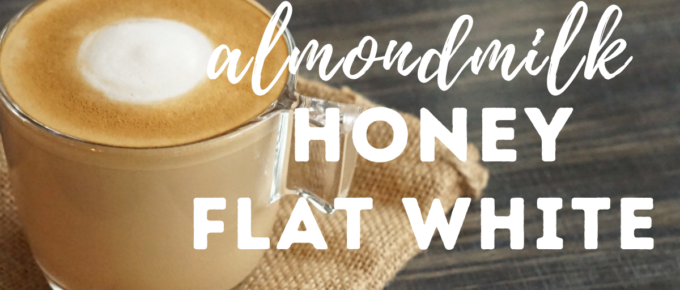 how to make almondmilk honey flat white starbucks