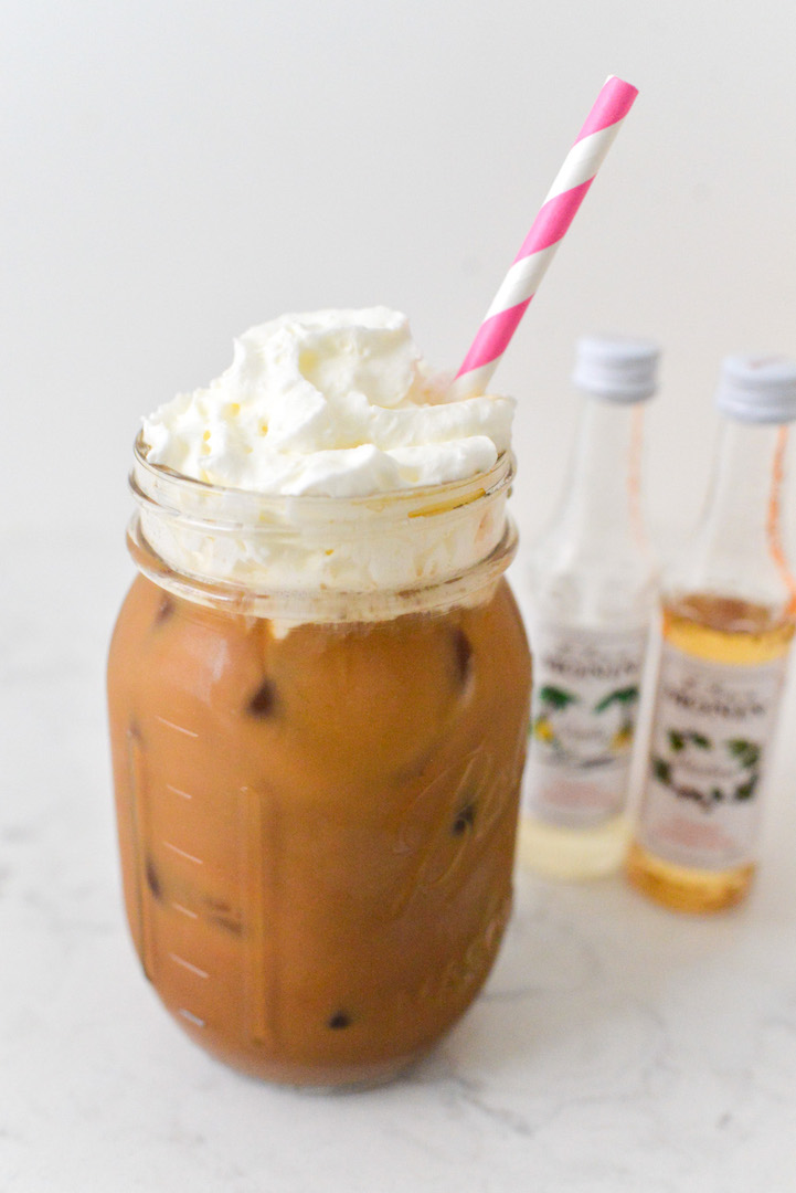 Iced Vanilla Hazelnut Latte