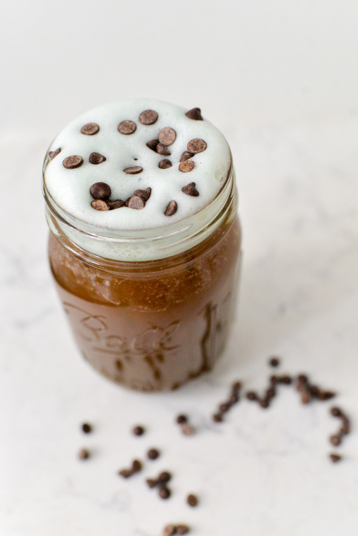 mint chocolate chip cold brew