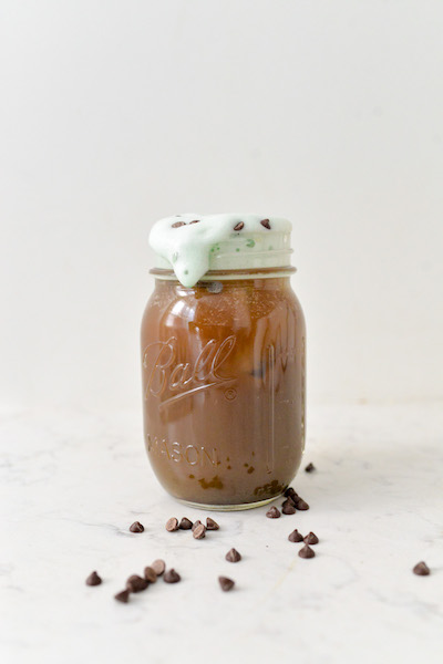 mint chocolate chip cold brew