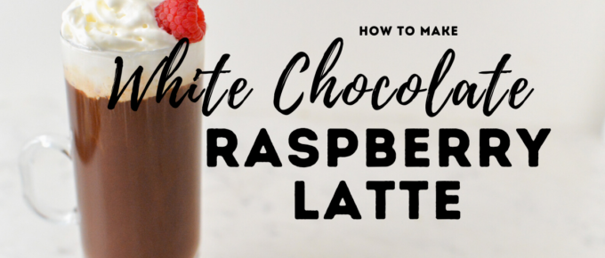 White Chocolate Raspberry Latte