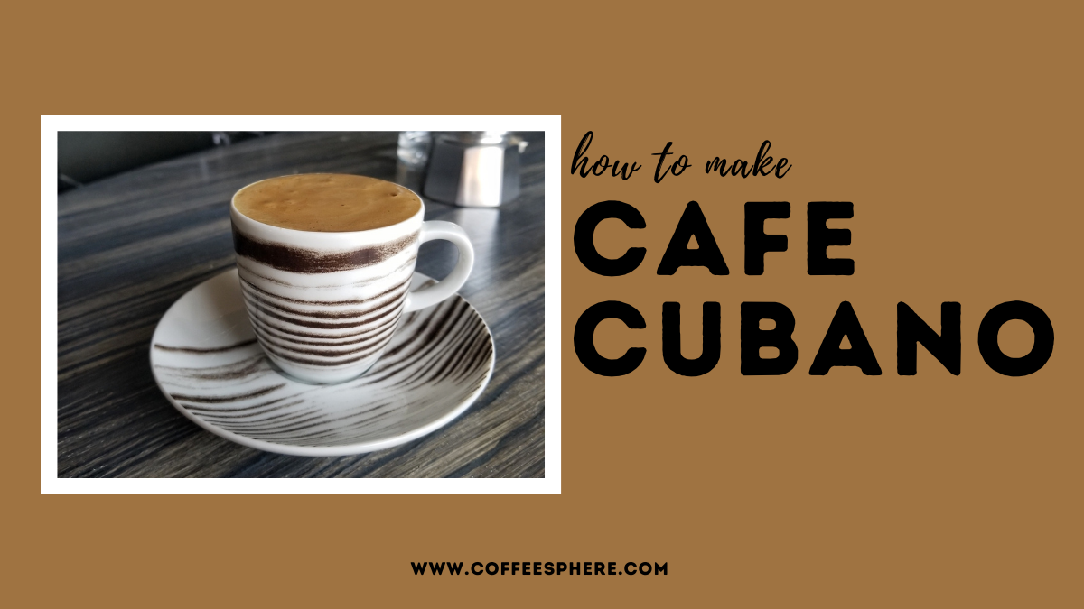 How to Make Cafe Cubano