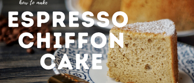 Espresso Chiffon Cake