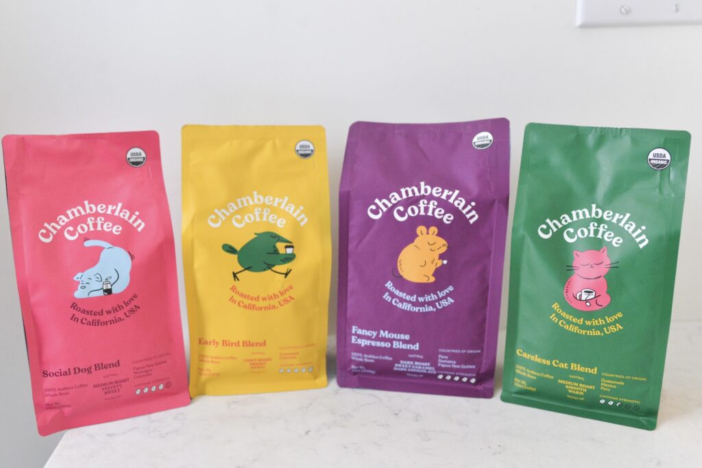 Chamberlain coffee bags